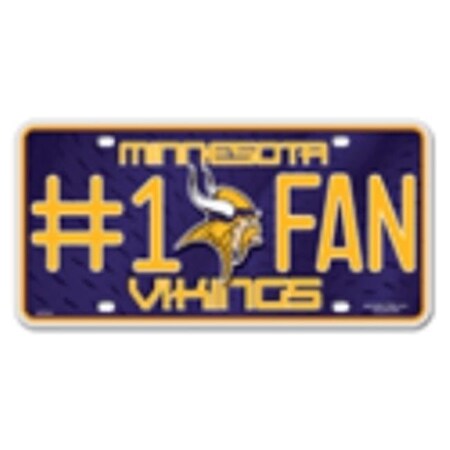 Rico Industries Rico Industries MTF3101 No.1 Fan Metal Tag - Minnesota Vikings MTF3101